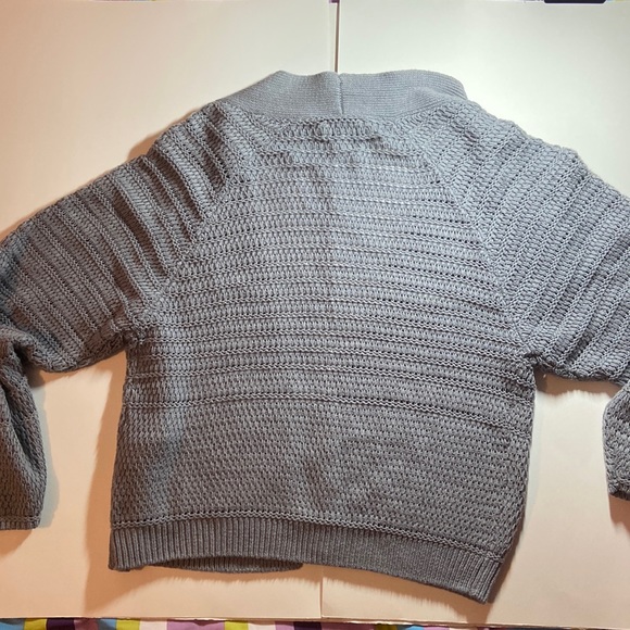 Lucky Brand Sweater in Grey Cotton Blend - Picture 5 of 8